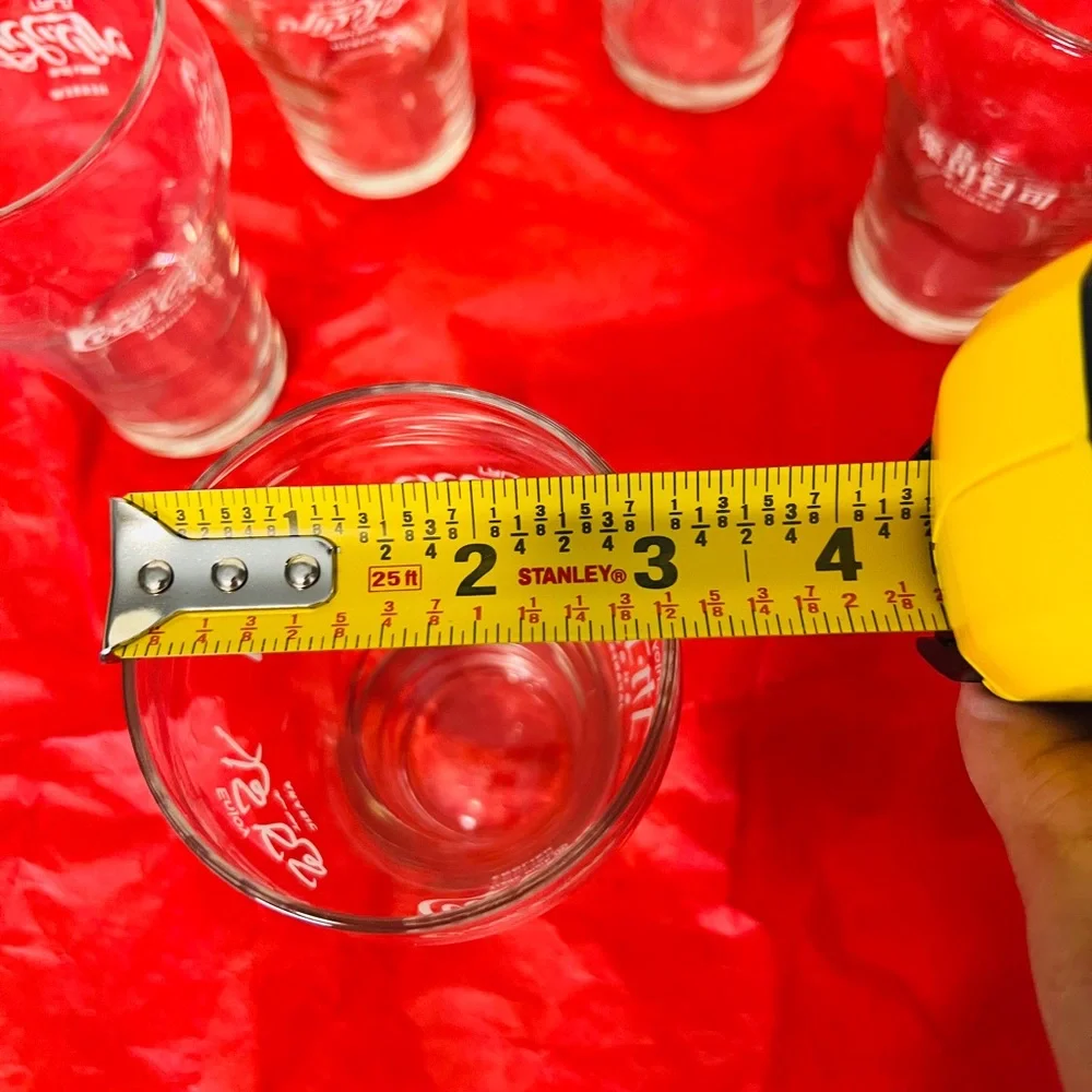 6 Vintage coca-cola glasses written in 5 languages - Picture 11 of 11